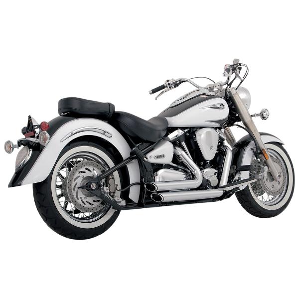 Scarico completo Vance&hines Shortshots cromato 2:2 Yamaha XV1600A Road Star 2000-2003