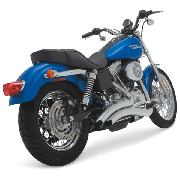 Vance&hines chromed full exhaust Big Radius 2:2 Harley Davidson Dyna Super Glide Sport 1999-2002