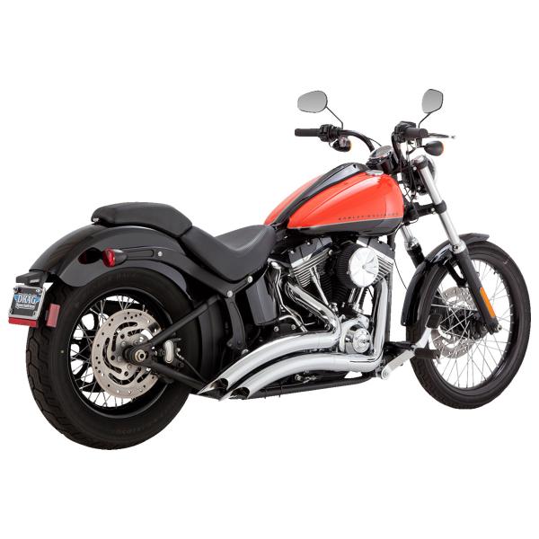 Scarico completo Vance&hines Big Radius cromato 2:2 Harley Softail Deuce Screamin Eagle 2004