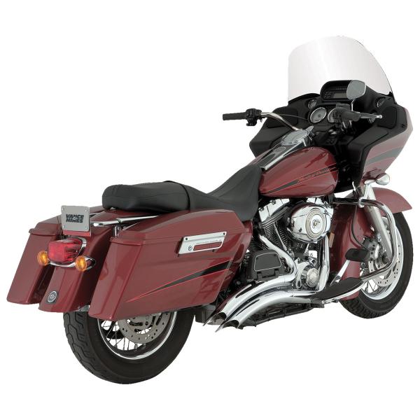 Vance&hines chromed full exhaust Big Radius 2:2 Harley Electra Glide Ultra Classic 2007-2009