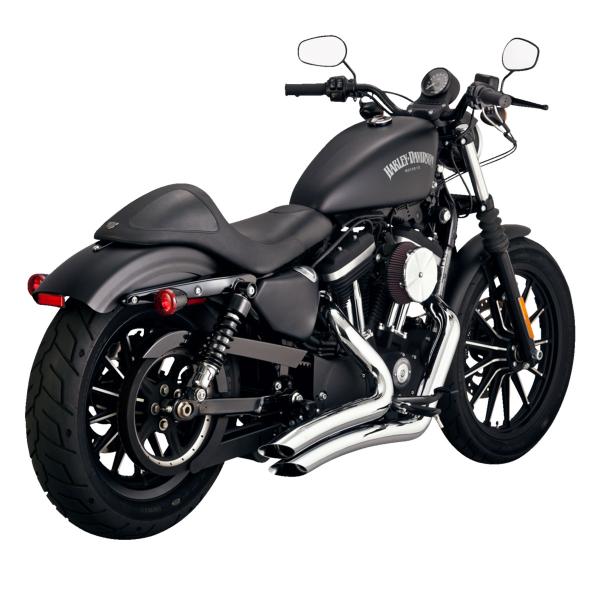 Vance&hines chromed full exhaust Big Radius 2:2 Harley Davidson XL1200C Sportster Custom 2014-2019