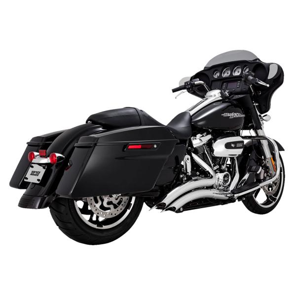 Vance&hines chromed full exhaust Big Radius 2:2 Harley Road Glide Limited Anniversary CVO 117 2023