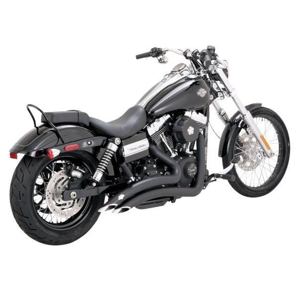 Scarico completo Vance&hines Big Radius nero 2:2 Harley Davidson Dyna Screamin Eagle 2008