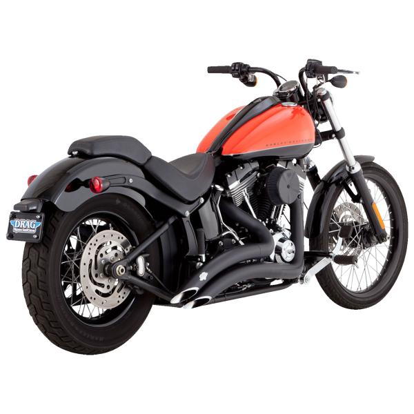 Scarico completo Vance&hines Big Radius nero 2:2 Harley Heritage Softail Special/Nostalgia 1993-1996