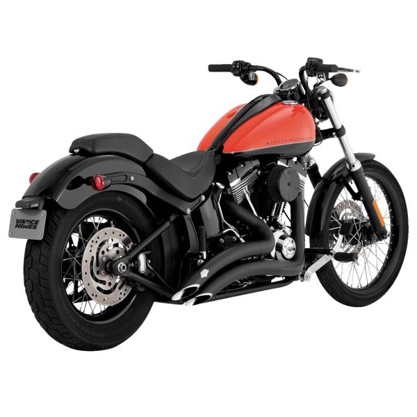 Scarico completo Vance&hines Big Radius nero 2:2 Harley Davidson Softail Deluxe 2005-2006