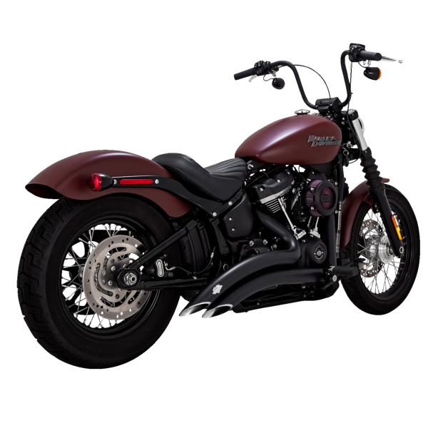 Scarico completo Vance&hines Big Radius nero 2:2 Harley Davidson Softail Fat Bob 107 2019-2021