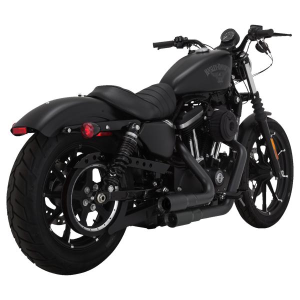 Scarico completo Vance&hines Mini-Grenades nero 2:2 Harley Davidson XL1200R Roadster 2004-2008