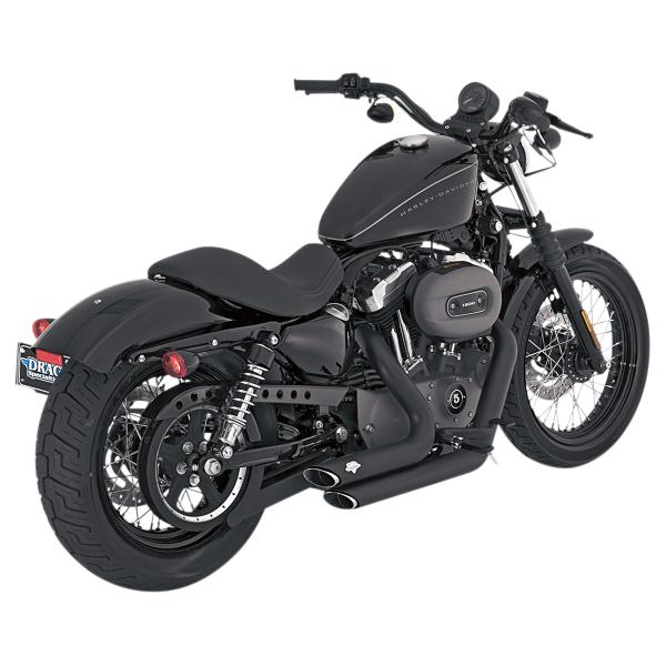 Scarico completo Vance&hines Shortshots nero 2:2 Harley Davidson XL1200 50th Anniversary 2007