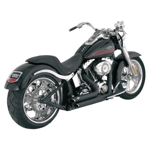 Vance&hines black full exhaust Shortshots 2:2 Harley Davidson Softail 1987-1999