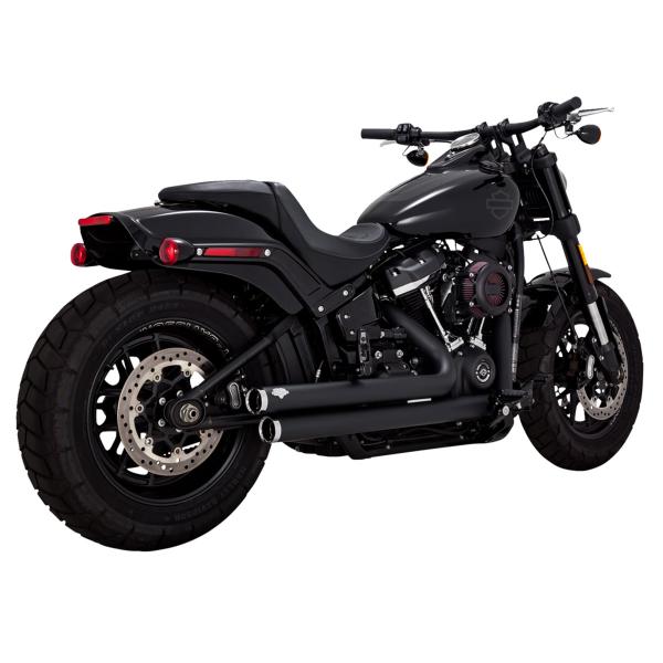 Scarico completo Vance&hines Big Shot nero 2:2 Harley Davidson Softail Deluxe 2005-2006