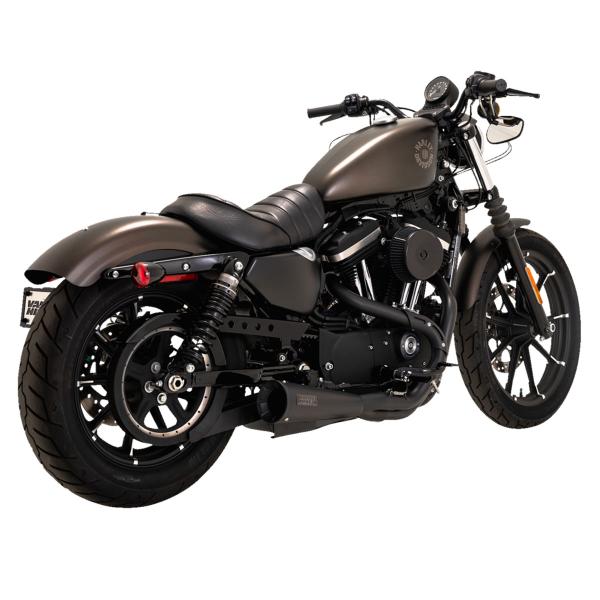 Vance&hines black full exhaust Upsweep 2:1 Harley Davidson XL883 Sportster 2004-2009