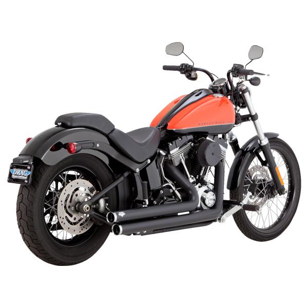 Scarico completo Vance&hines Big Shot nero 2:2 Harley Davidson Heritage Softail Springer 1997-1999