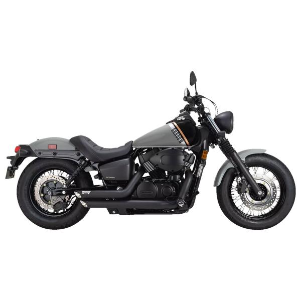 Scarico completo Vance&hines Shortshots nero 2:2 Honda VT750C2B Shadow Phantom 2012-2023