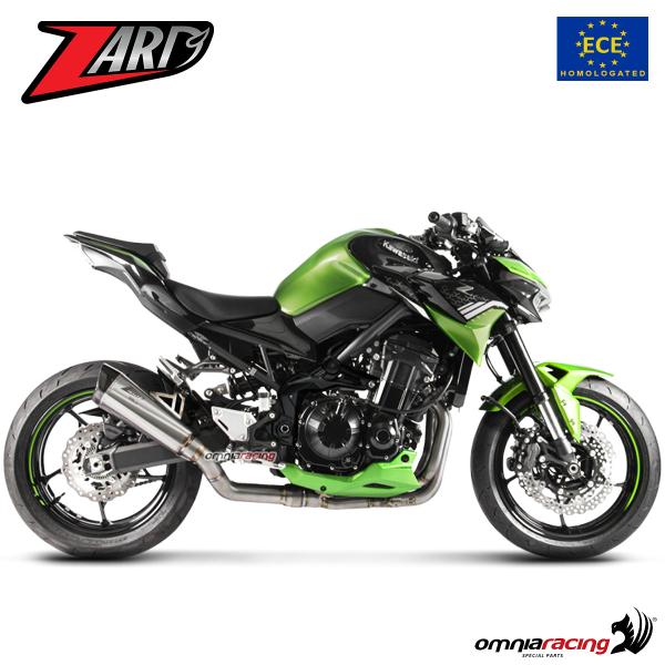 Zard impianto completo acciaio omologato Euro5 per Kawasaki Z900 2020-2023