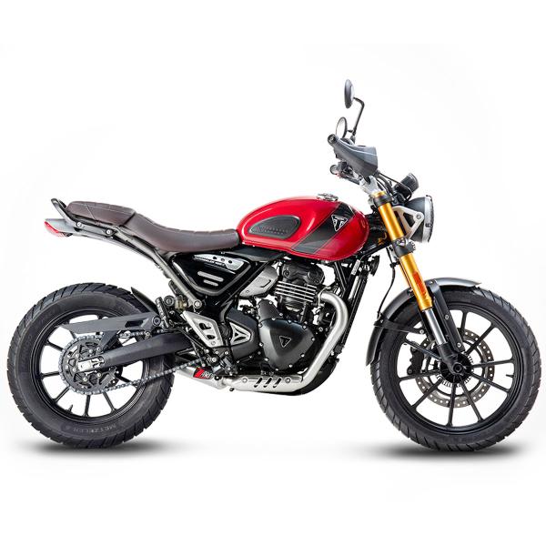 Zard full exhaust system steel silencer racing Triumph Scrambler 400x 2024