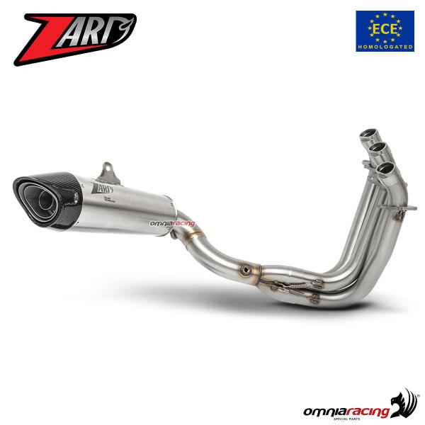 Zard full exhaust system steel silencer Euro5 approved Triumph Trident 660 2021-2023