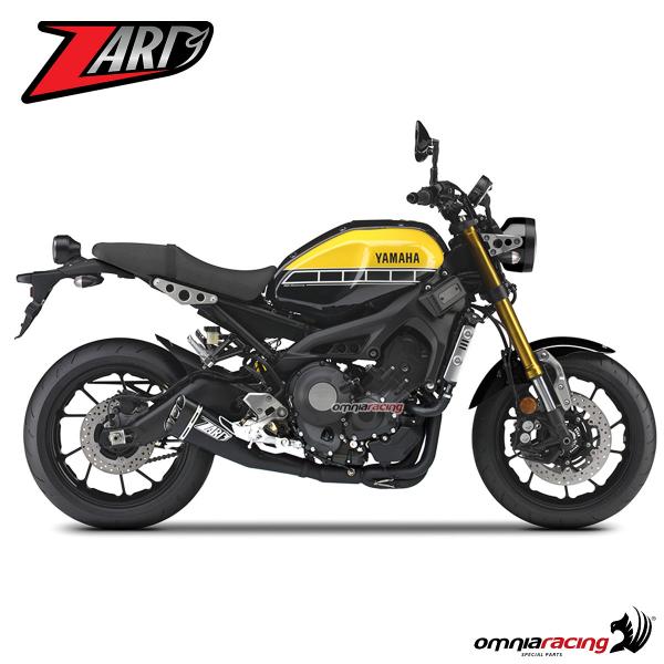 Zard Full Exhaust System 3.1 Racing Stainless Steel Black Ceramic, Carbon Cap for Yamaha XSR 900