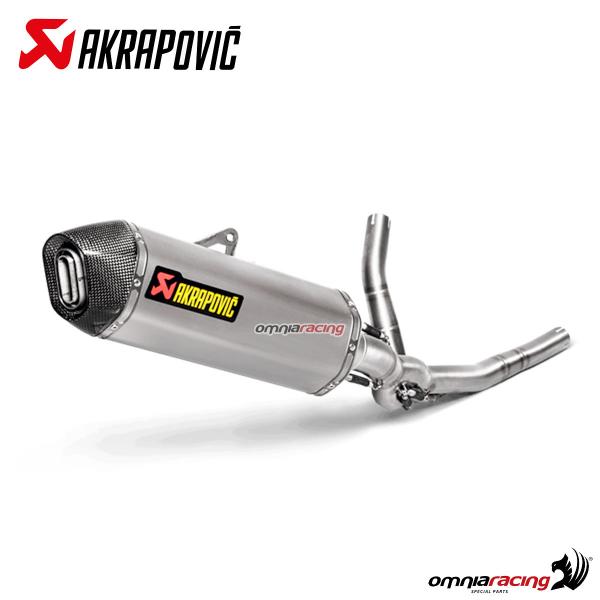 Akrapovic complete exhaust titanium racing Suzuki DL650 Vstrom 2017-2024