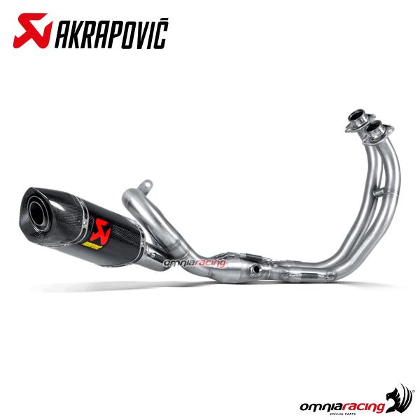 Scarico completo Akrapovic carbonio racing Yamaha XSR700 2016-2023