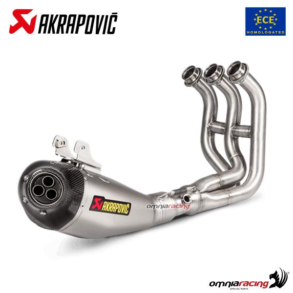 Akrapovic complete exhaust approved titanium Yamaha Niken 2019-2020