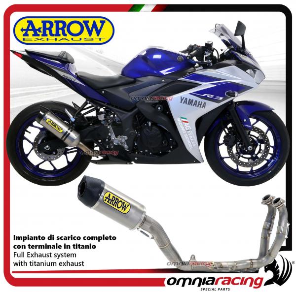 yamaha r3 full exhaust system