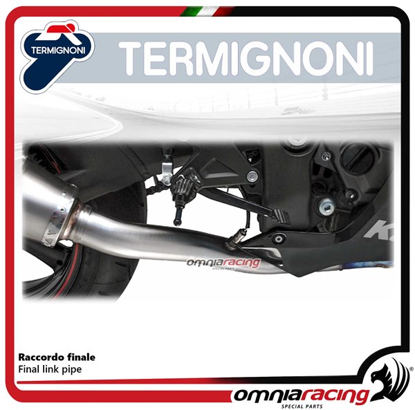 Termignoni FINAL BODY link pipe in inox racing for Kawasaki ZX10R 2010>2012