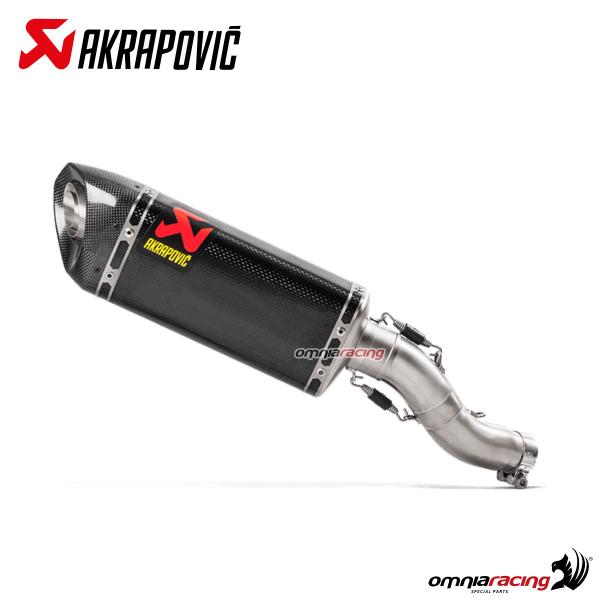 Akrapovic exhaust racing carbon fibre slip-on Honda CBR250R/RR 2017-2024
