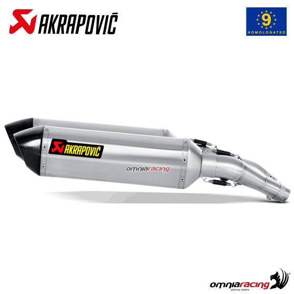 Akrapovic exhaust approved titanium slip-on Yamaha FJR1300 2016-2020