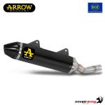 Arrow exhaust Thunder slip-on dark aluminum approved Fantic Motor XEF/XMF 125 2023-2024