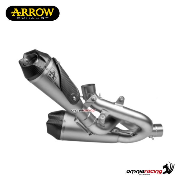 Arrow exhaust Works slip-on titanio racing for Ducati Streetfighter V4 2020>2022