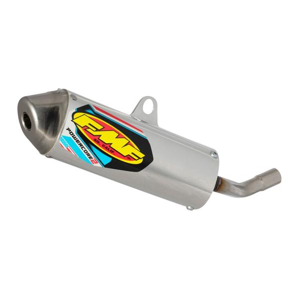 Terminale scarico FMF Powercore 2 alluminio Kawasaki KX500 1988-2004