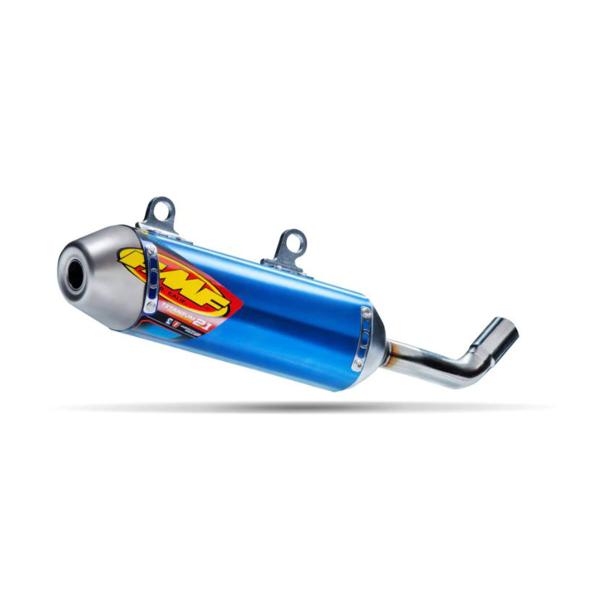 FMF Powercore 2.1 exhaust blue titanium Yamaha YZ250 2002-2024