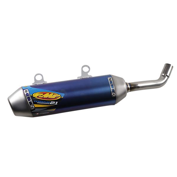 FMF Powercore 2.1 Shorty exhaust blue titanium KTM 300XC 2019