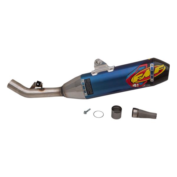 FMF Factory 4.1 exhaust blue titanium Honda CRF450X 2019-2023