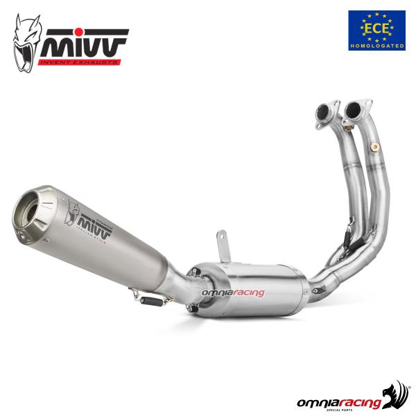 MIVV X-M1 full exhaust system in titanium approved for Aprilia Tuono 660 2020>