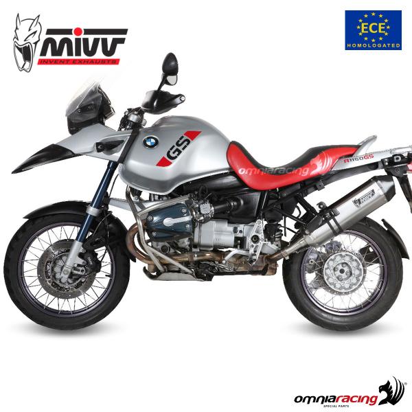 Mivv exhaust slip-on Speed edge approved steel BMW R1150GS 1999-2003