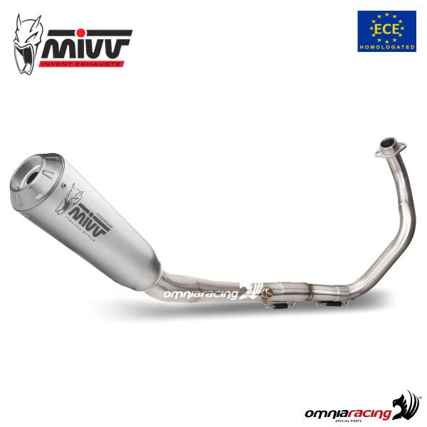 MIVV X-M1 full exhaust system in titanium approved for Honda Monkey 125 2018>2020