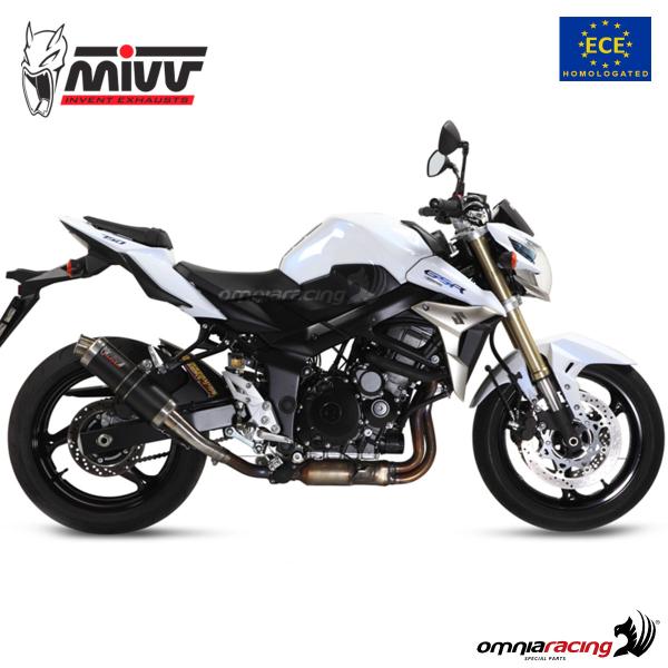 Mivv exhaust slip-on GP approved carbon Suzuki GSR750 2011-2016