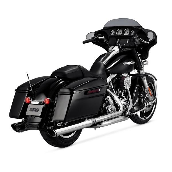 Coppia scarichi Vance&hines Twin Slash Cromato Harley Davidson Street Glide CVO 117 2020-2021