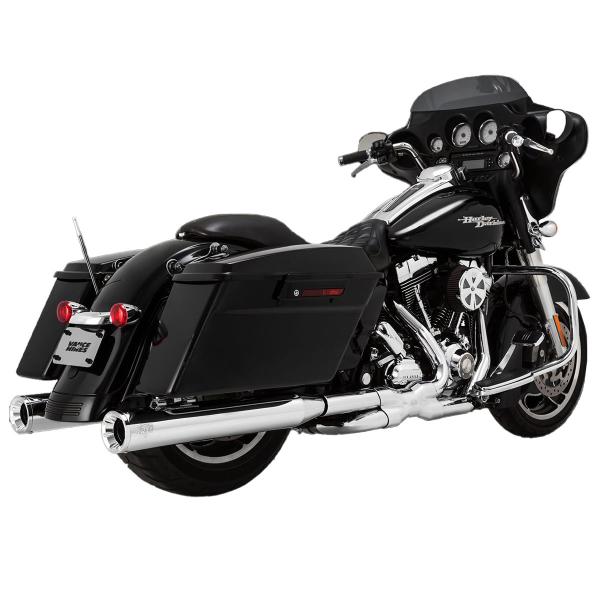 Coppia scarichi Vance&hines Eliminator 400 Cromato Harley Davidson Electra Glide Classic 1996-1998