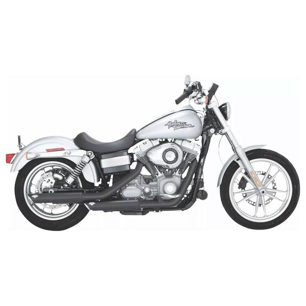 Vance&hines black exhausts Twin Slash Harley Davidson Dyna Wide Glide Limited Edition 2002