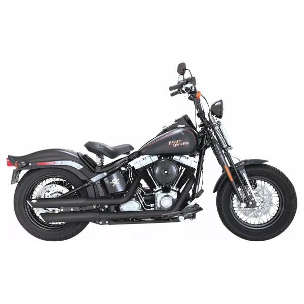 Vance&hines black exhausts Twin Slash Harley Davidson Softail Slim 2012-2017