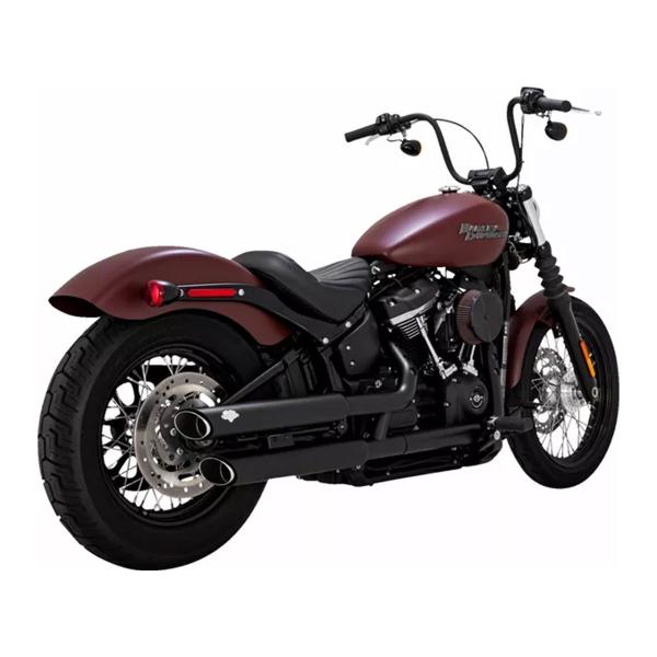 Coppia scarichi Vance&hines Twin Slash Nero Harley Davidson Softail Heritage Classic 114 2018-2020