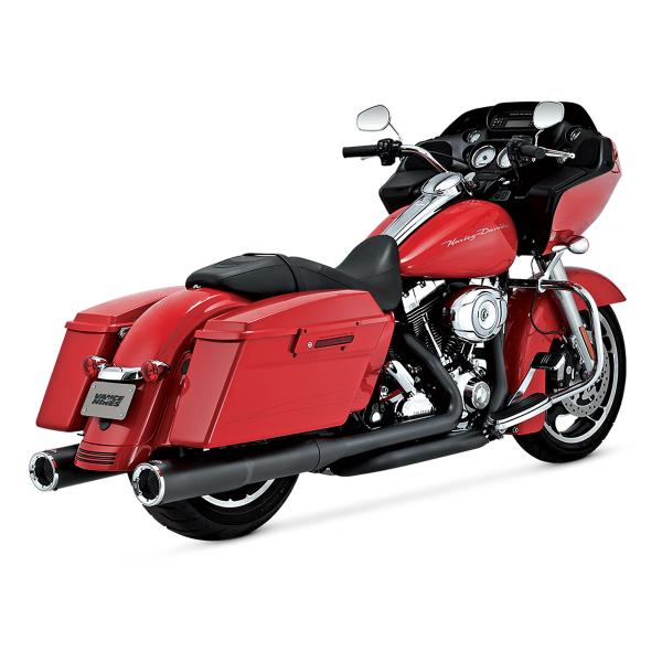 Coppia scarichi Vance&hines Hi-Output nero Harley Davidson Electra Glide Ultra Limited 107 2017