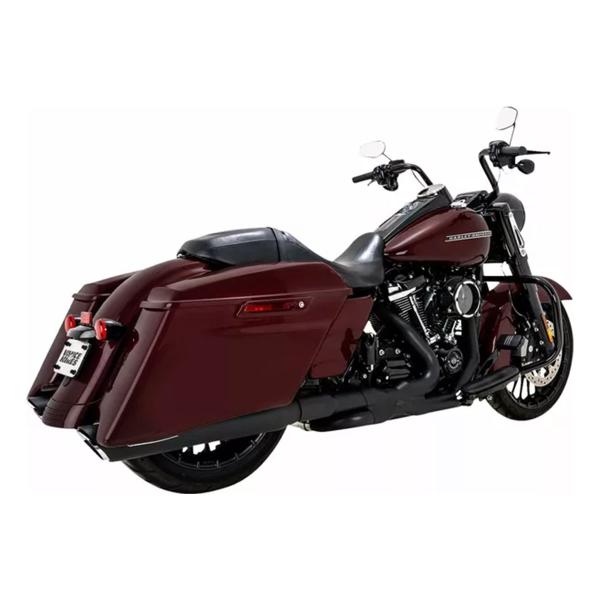 Vance&hines matte black exhaust Twin Slash Harley Davidson Street Glide 107 2017