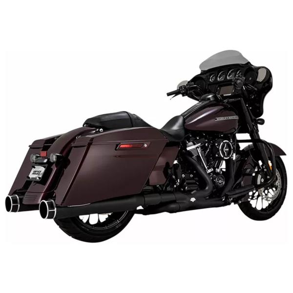 Coppia scarichi Vance&hines Torquer 450 Nero Harley Davidson Electra Glide Ultra Limited 107 2017