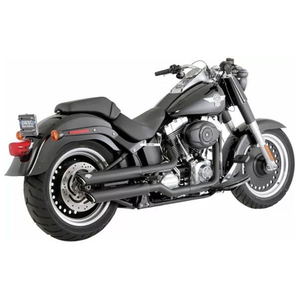 Vance&hines black exhausts Twin Slash Harley Davidson Fat Boy 2007-2009