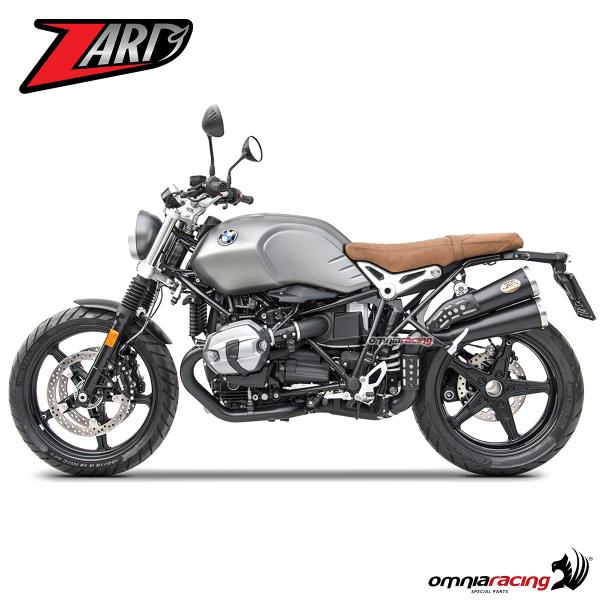 Zard high exhaust steel silencer racing not homologated for BMW RnineT 1200 2017>