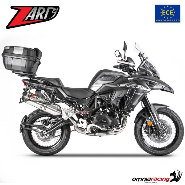 Zard slip on exhaust steel Euro5 approved Benelli TRK502X 2020-2022