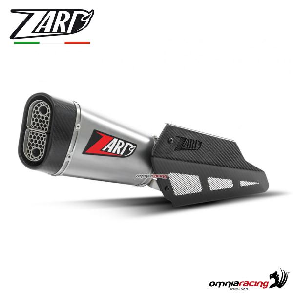 Terminale di scarico Zard Short in titanio racing non omologato per Ducati Multistrada 1260 2018>